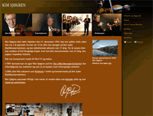 Tablet Screenshot of kim-sjogren.dk